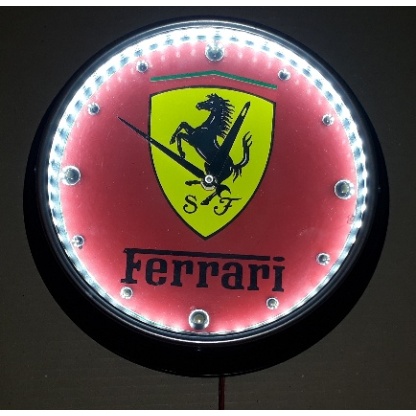 Ferrari Illuminated Clock