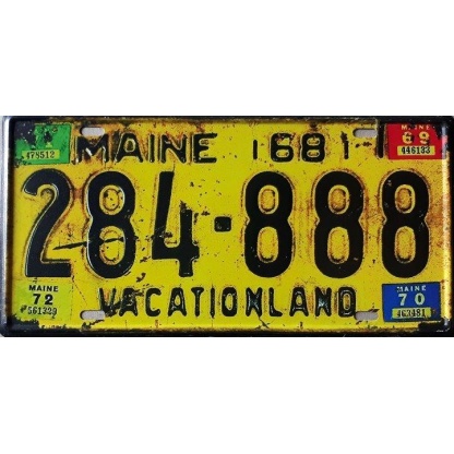Maine-State-Of-America-License-Plate