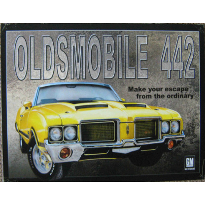 Oldsmobile 442 metal sign