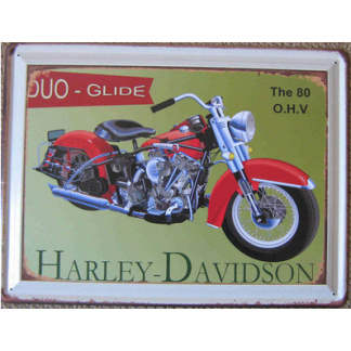 Harley-Davidson vintage style metal sign. 40 x 30cm.