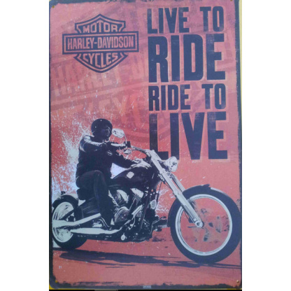 Harley-Davidson metal sign
