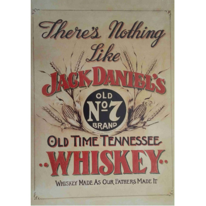 JD1a.Jack Daniels metal sign. 41 x 30cm.