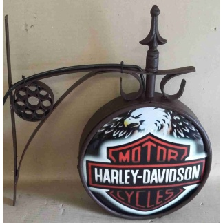 Harley-Davidson. LED wall mounted advert light.