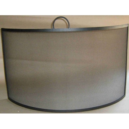Basic free standing curved spark guard . 100cm wide
