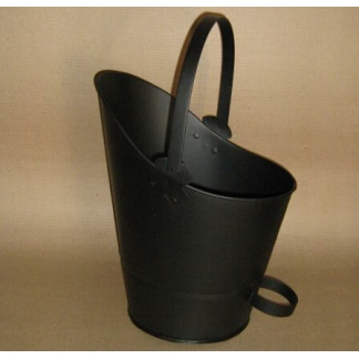 Coal bucket Tudor Tall black