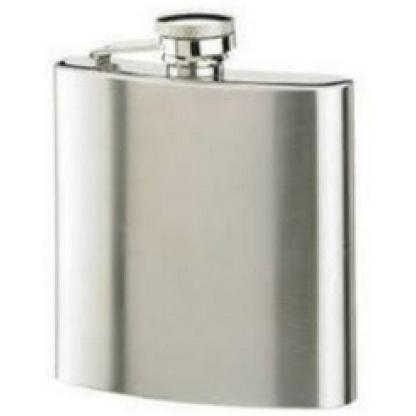 HF1a.  Stainless steel hip flask.