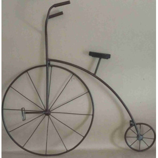 Wrought iron Penny Farthing bicycle