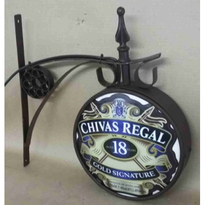Chivas Regal whisky. LED wall mounted advert light