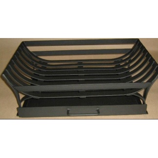 Curved grate/  ash pan combo 60x30cm  HEAVY DUTY.