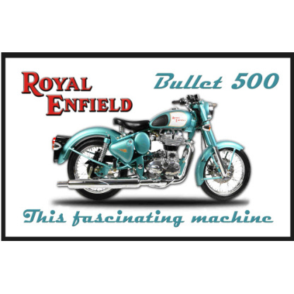 Royal Enfield. Bullet 500   Big. Distressed vintage style,