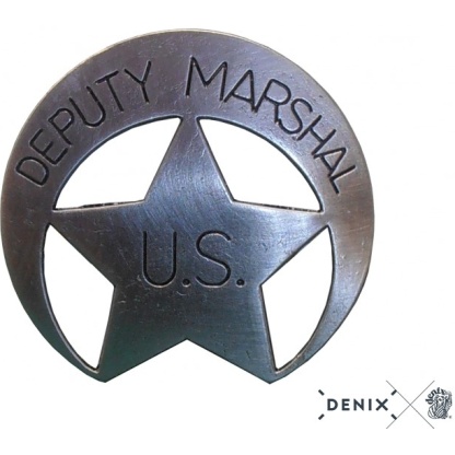 B1. US deputy marshal badge