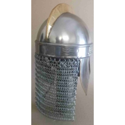 Viking chain mail helmet