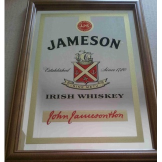 Jameson Irish whiskey  bar mirror