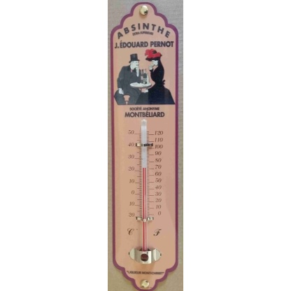 Absinthe metal Thermometer