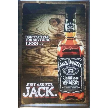 Jack Daniel's OLD NO.7 brand tin sign