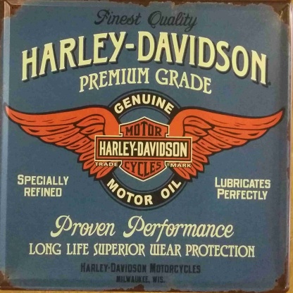 Harley-Davidson premium grade metal sign