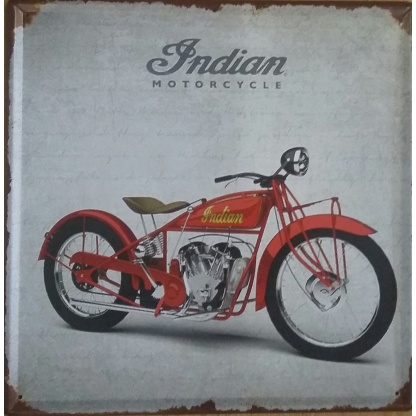 Indian motorcycle tin sign