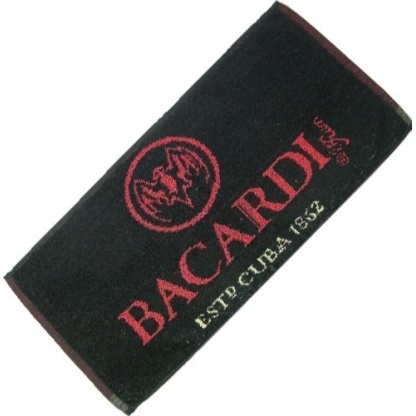 Bacardi bar towel