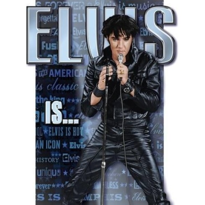 Elvis is.... tin sign