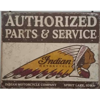 Indian Motor cycle  metal sign
