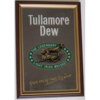 Tullamore Dew bar mirror.
