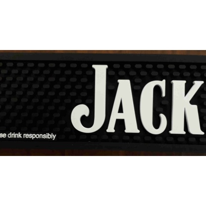 Jack Daniel's bar mat / wetstop PVC hedgehog.