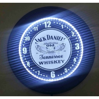Jack Daniel's illuminated clock.
