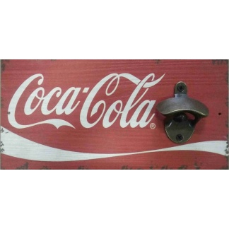 Coca-cola wall plaque/beer Bottle cap opener.
