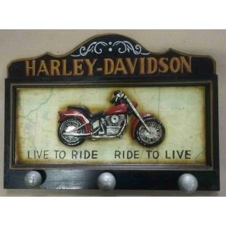 Harley-Davidson Road map wall plaque