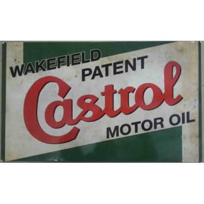 Castrol Wakefield BIG metal sign.