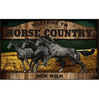 Horse Country BIG metal sign