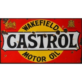 Castrol Oil Wakefield BIG metal sign