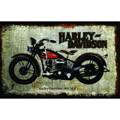 Harley-Davidson, Motorcycle BIG metal sign. 63 x 42 cm