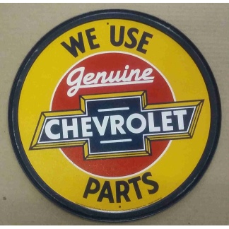 Chevrolet Genuine Parts metal sign