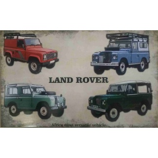 Land Rover, BIG Metal sign.68 x 43 cm.