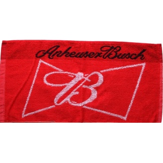 Budweiser bar towel.