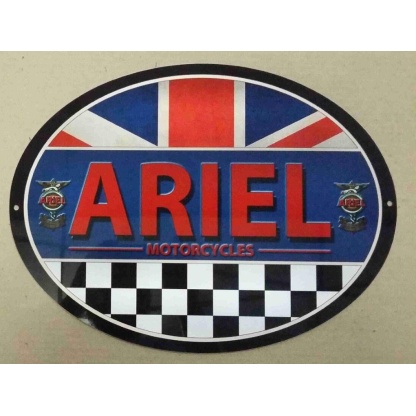 Ariel motor cycle UK aluminium sign