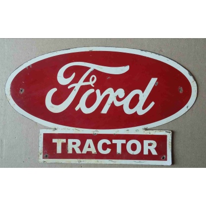 Ford Tractor used metal sign.