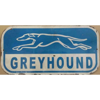 Grey Hound used metal sign