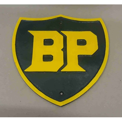 BP Garage cast iron sign.