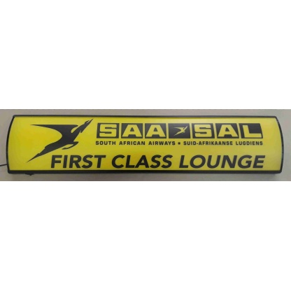 SAA First class Lounge light box.