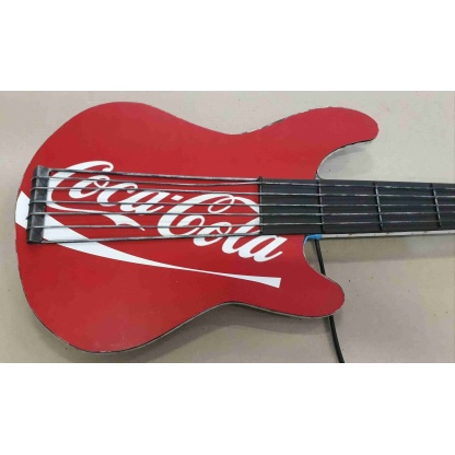 Coca-cola Guitar ,illuminated wall decor.