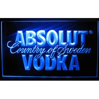 Absolut Vodka neon sign