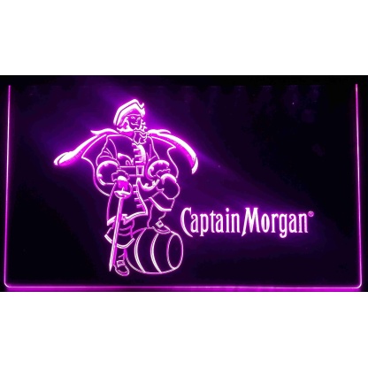 Captain Morgan neon sign