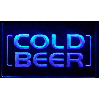 Cold Beer neon sign
