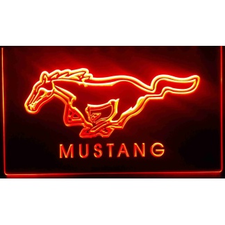 Mustang neon sign