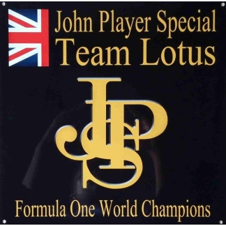 JPS F1, Team Lotus racing UK aluminium sign
