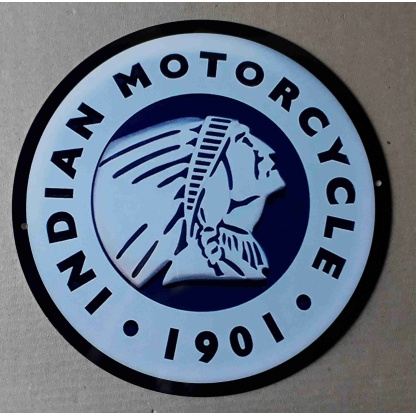 Indian motorcycle UK aluminium sign