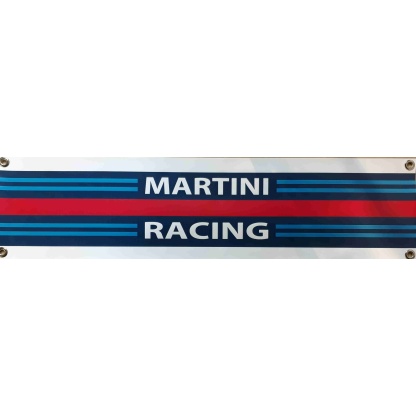 Martini racing. 550 GSM waterproof pvc banner from England.