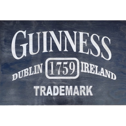 Guinness wooden sign